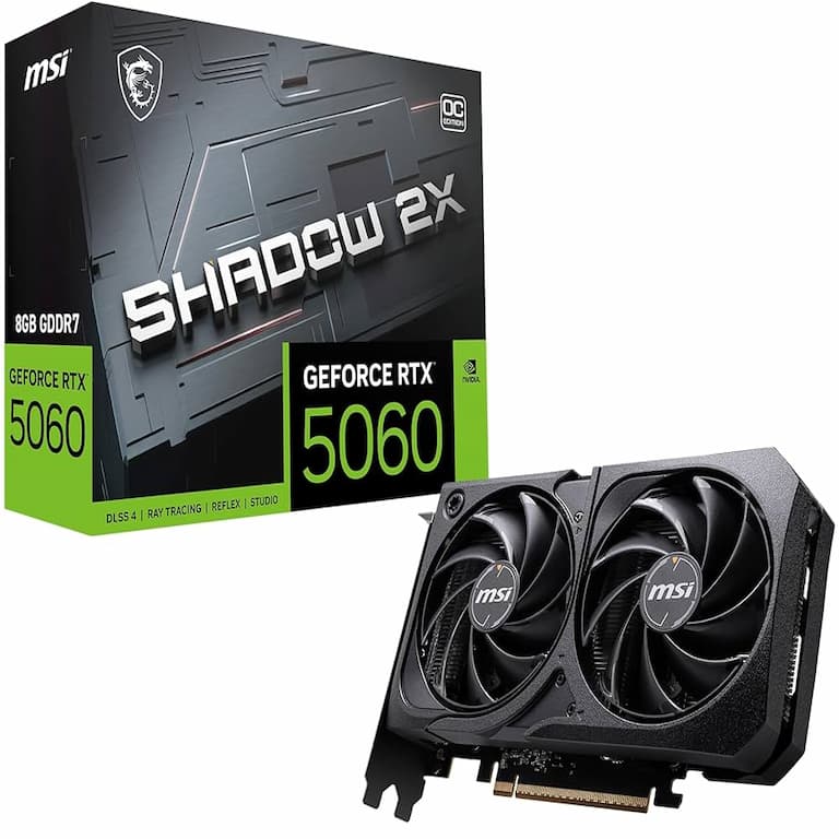 MSI GeForce RTX 5060 8G SHADOW 2X OC